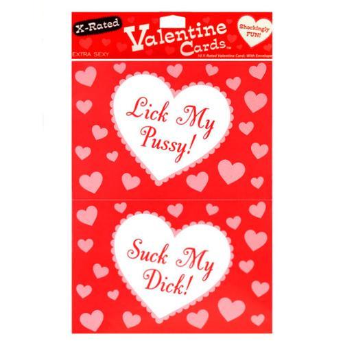 10 X-Rated Valentine Cards w/Envelopes