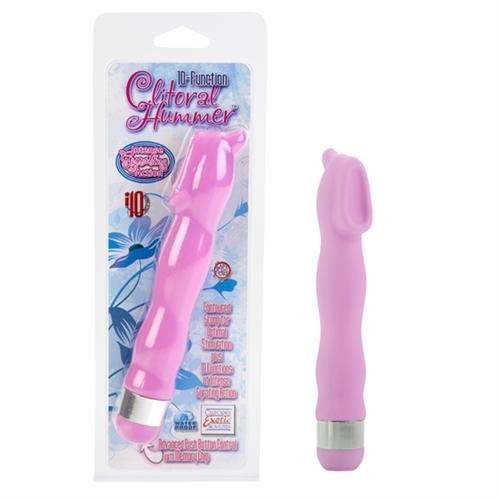 10 Functional Clitoral Hummer - Pink